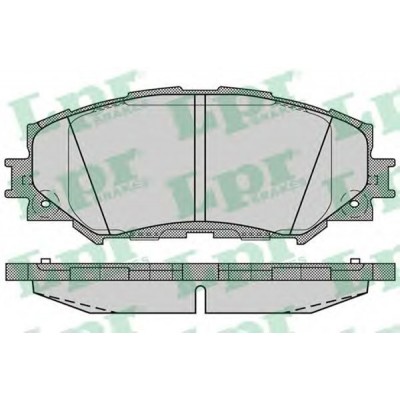 Колодки тормозные передние 17,5*139*55 (пр-во LPR) Toyota Urban Cruiser, Auris Rav |V