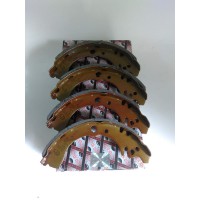 Колодки тормозные задние барабан с ABS, 1403060180 (пр-во ASHIKA) Geely CK, Lifan 320, DAIHATSU