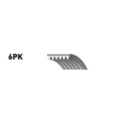 Ремень генератора GATES 6PK1768 T4 2.5TDI 09/95> (PS) ACV