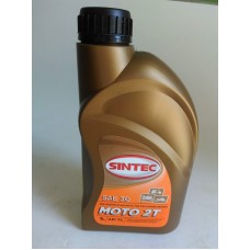 Масло моторное полусинтетика 2T Moto (пр-во SINTEC) 1L.