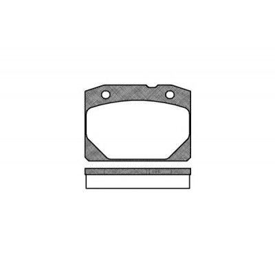 Комплект тормозных колодок, дисковый тормоз Delphi