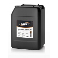 Концентрированная охлаждающая жидкость антифриз СИНИЙ Rovas Antifreeze LL R11 20L цена за 1 литр