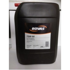 Масло трансмиссионное синтетическое ROVAS 75W90 на розлив цена за 1л API GL-5/GL-4  20L 