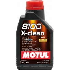Масло моторное синтетика 5W40 (MOTUL) X-CLEAN 1L, 102786, 854111, 8100 