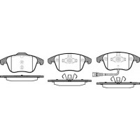 Колодки тормозные передние, сист. ATE (пр-во REMSA) VW Passat, TIGUAN, Audi Q3, 07-