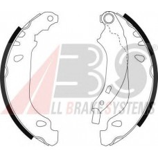 Колодка барабанная заднего тормоза (ABS) RENAULT CLIO/DACIA LOGAN 04