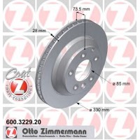 Тормозной диск задн.ZIMMERMANN VW TUAREG